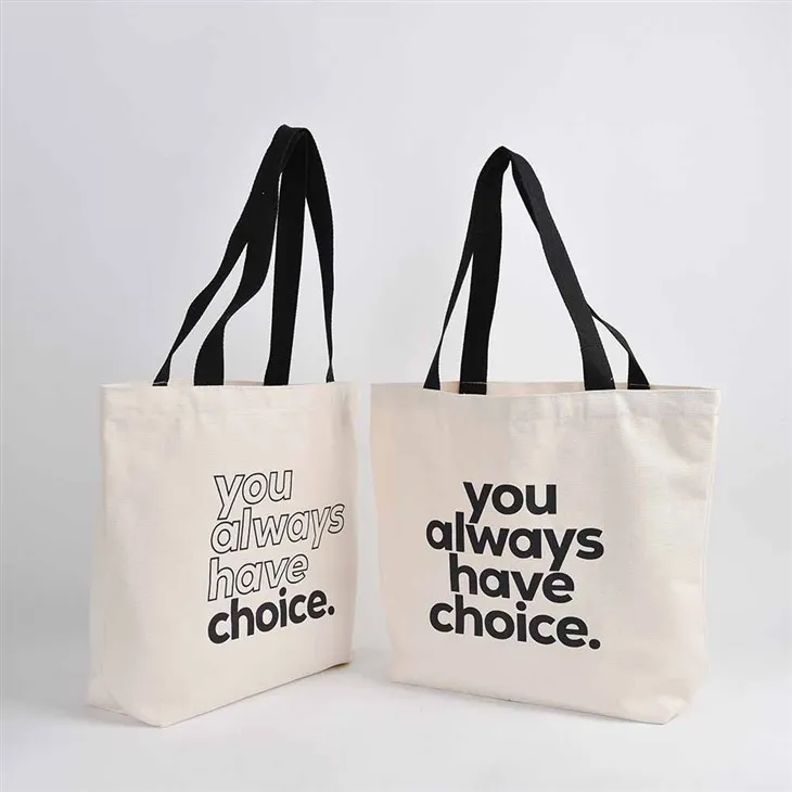 Újrahasználható pamut táskák